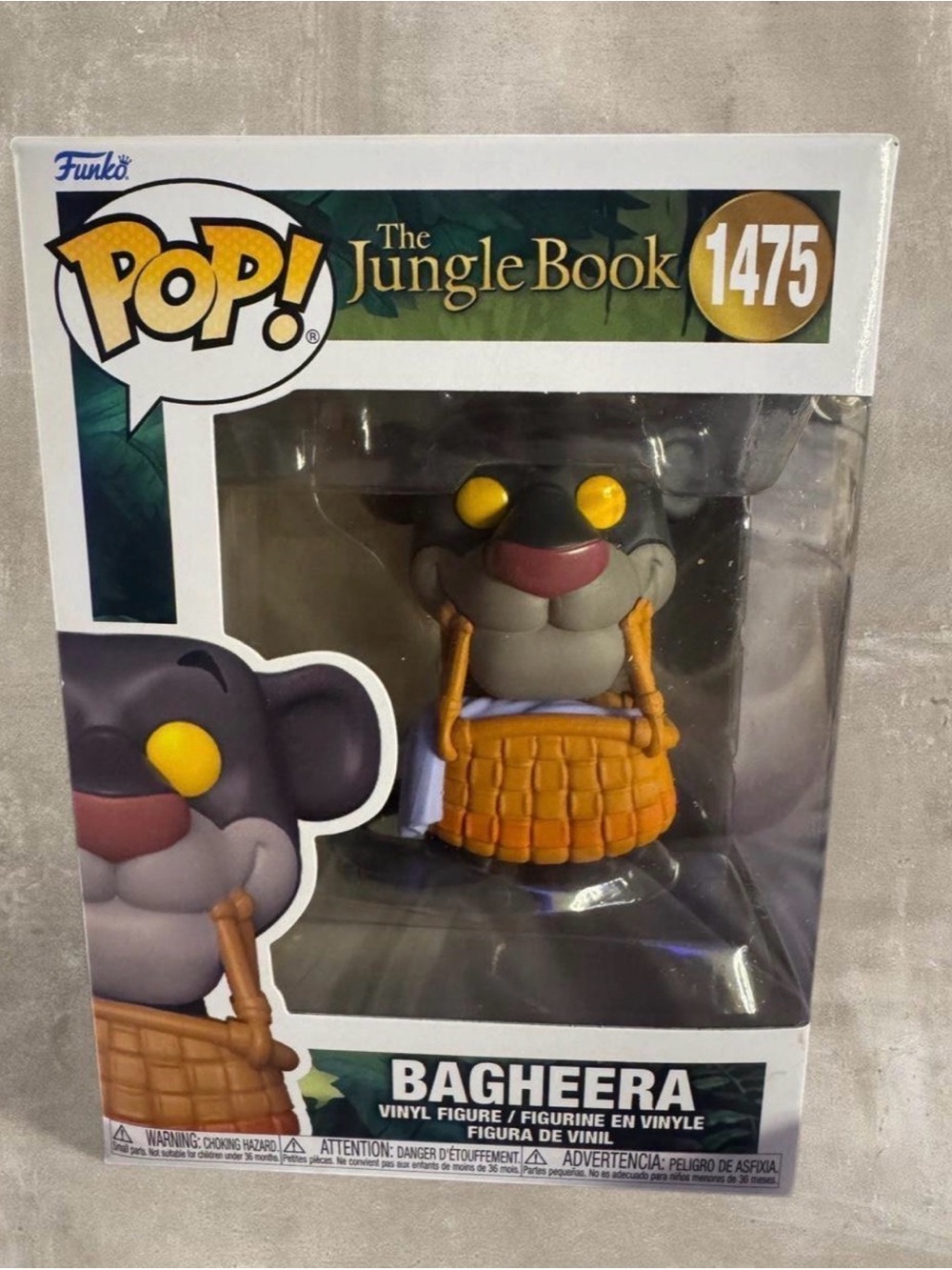 Funko POP! Bagheera Vinyl Figure - Gray, Yellow, Orange